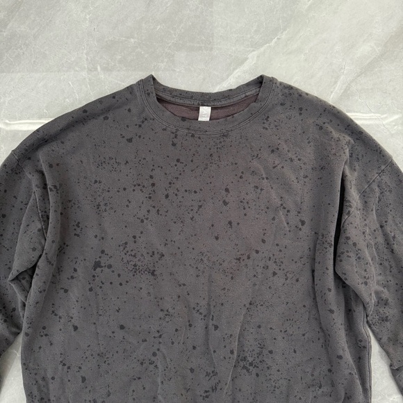 Women’s Athleta Studio To Street Paint Splatter Pullover Sweatshirt Size XS - Picture 2 of 16